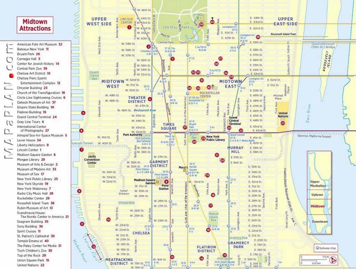 NYC Tourist Map Printable Tourist Map Of New York 