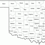 Oklahoma County Map With Names