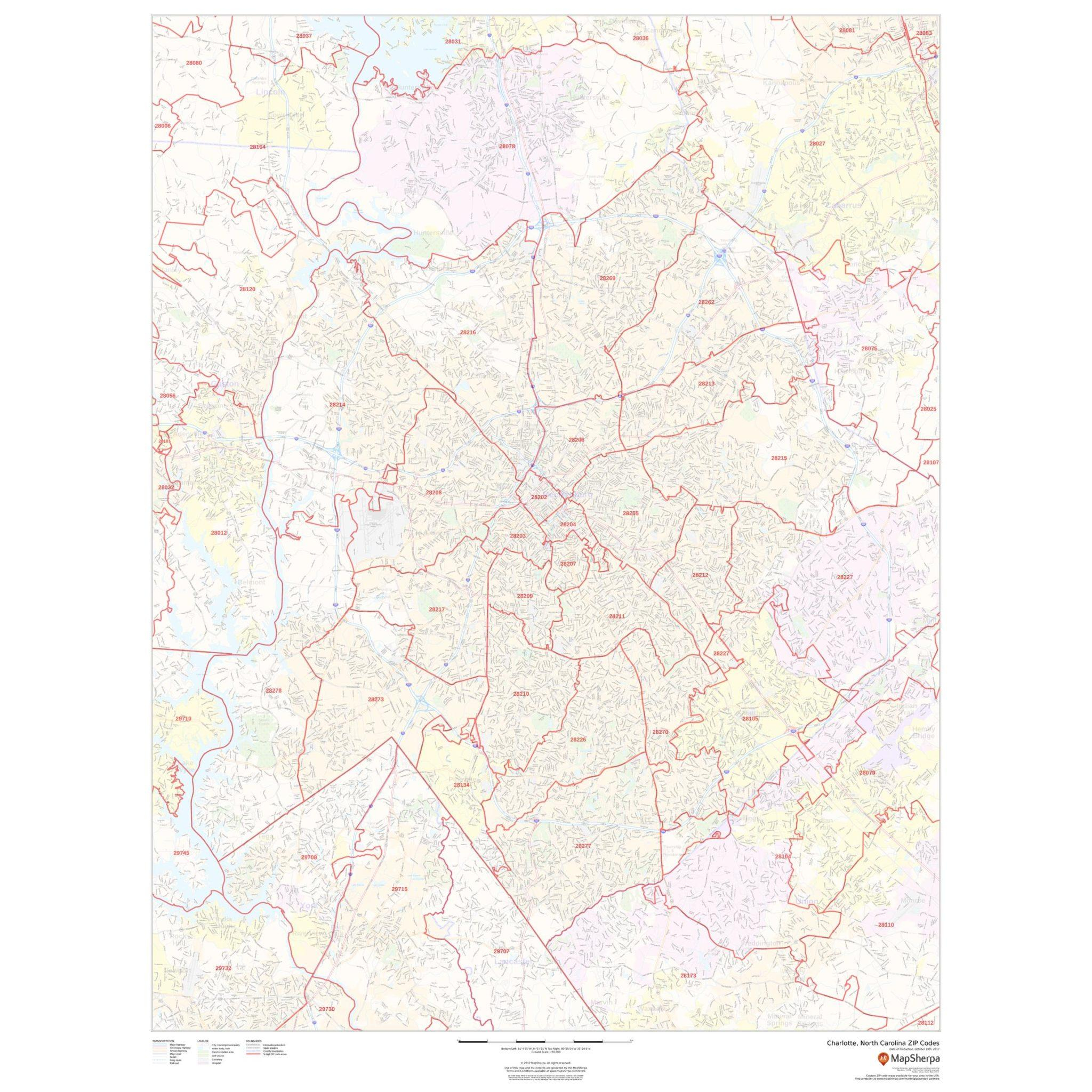 Online Map Around The World 27 Charlotte Zip Codes Map Online Map Around The World 27 Charlotte Zip Codes Map
