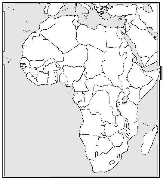 Online Maps Blank Africa Map Online Maps Blank Africa Map