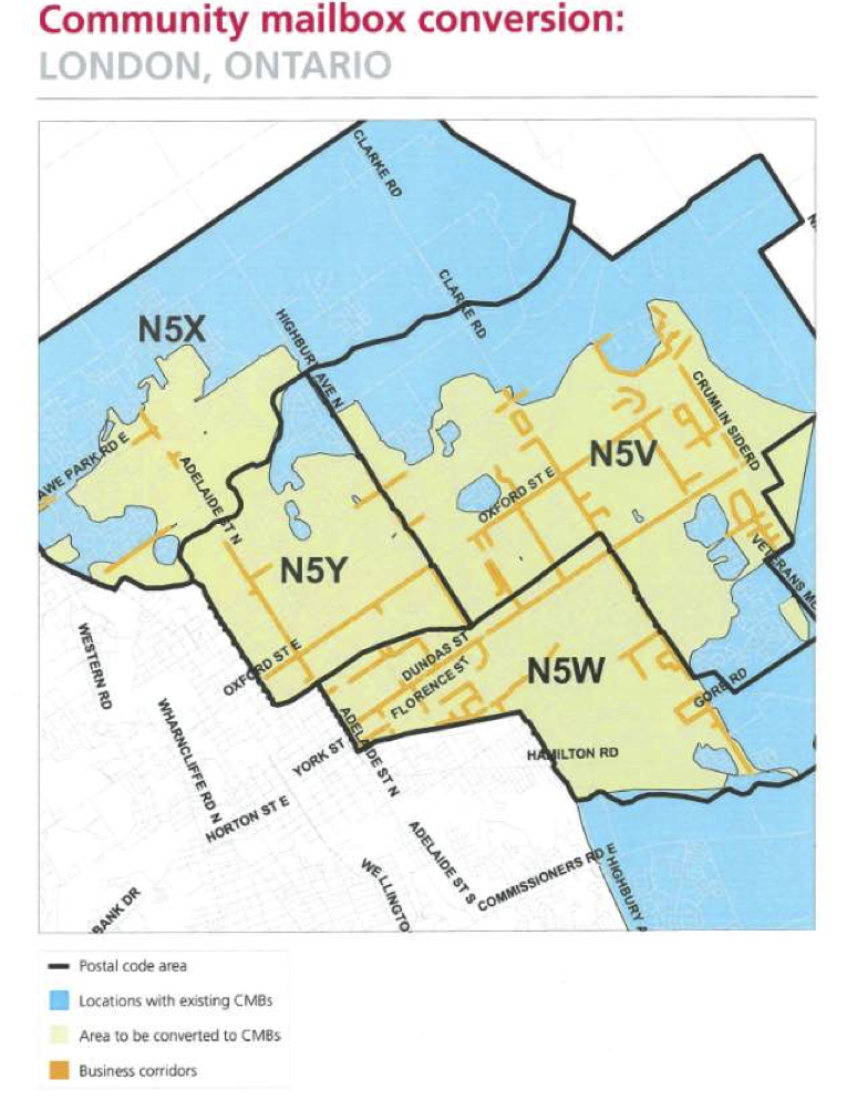 Ontario Area Codes Map