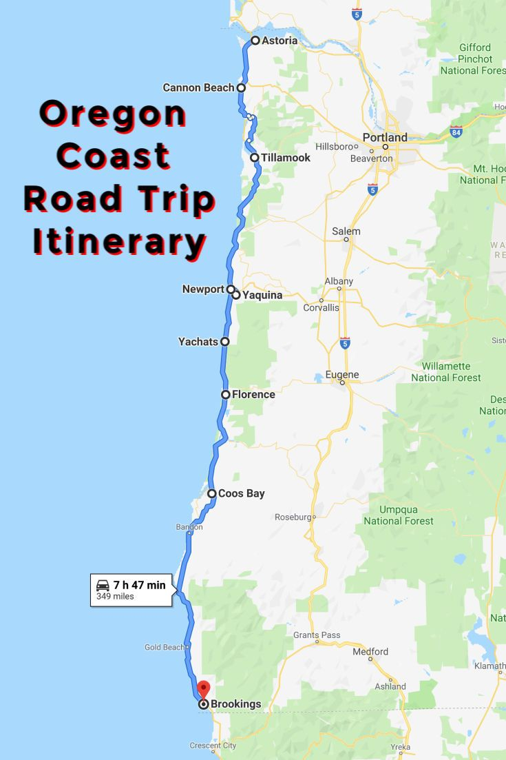 Oregon Coast Road Trip A Driving Itinerary Highlighting Oregon Coast Road Trip A Driving Itinerary Highlighting