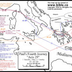 Pauls Fourth Journey Map