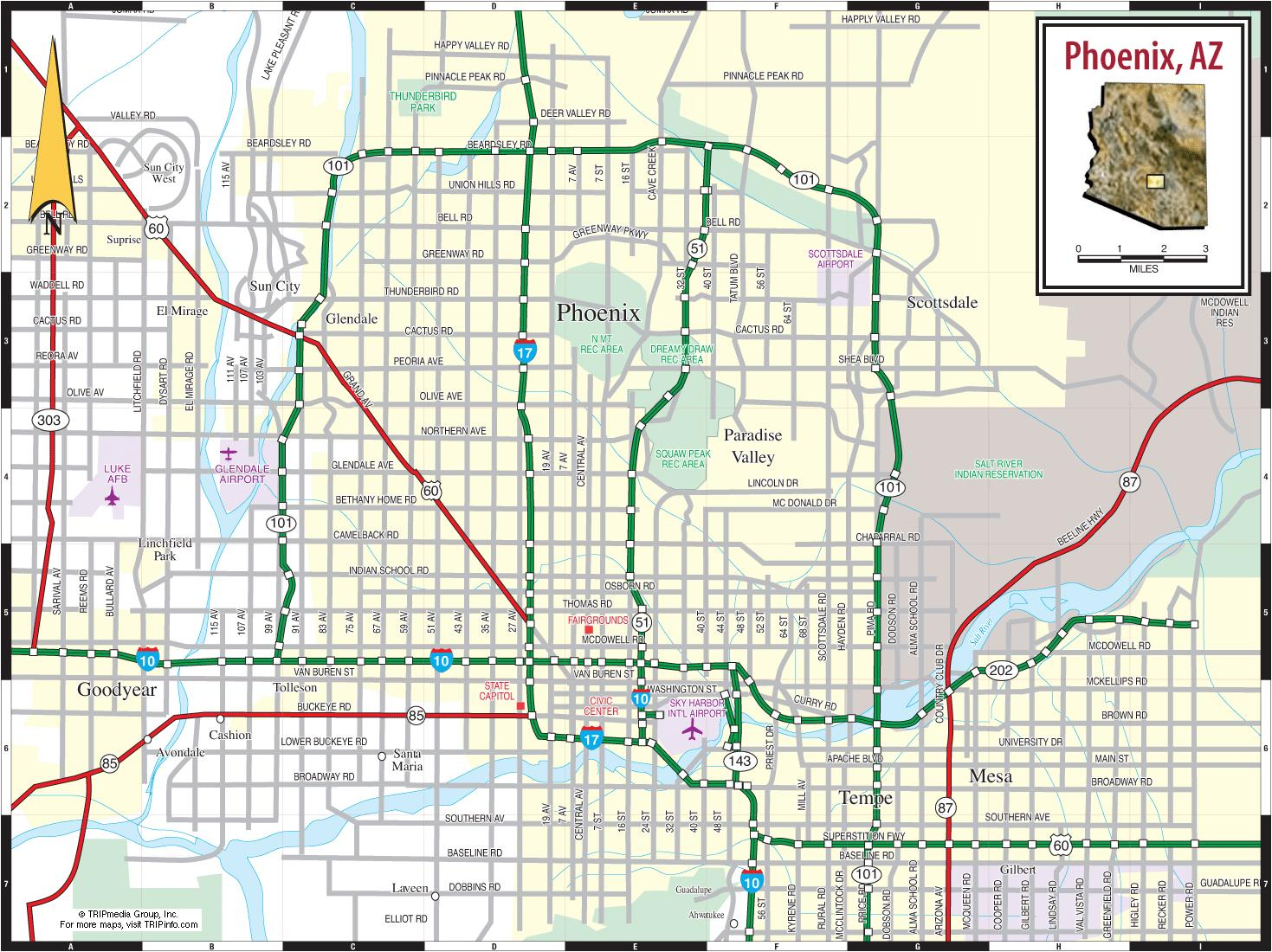 Phoenix On Map Phoenix Az On Map Arizona USA Phoenix On Map Phoenix Az On Map Arizona USA