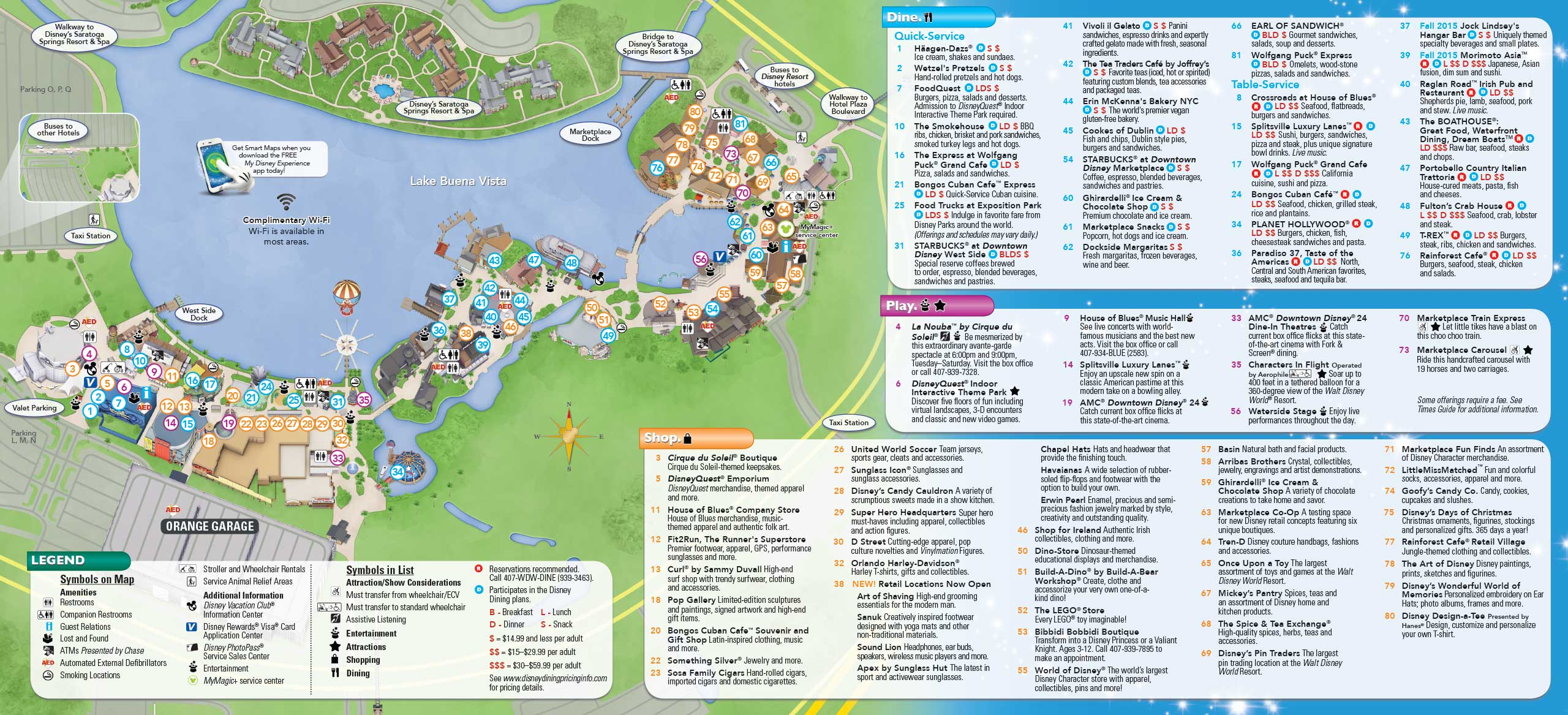 PHOTOS New Downtown Disney Guide Map Includes Disney 