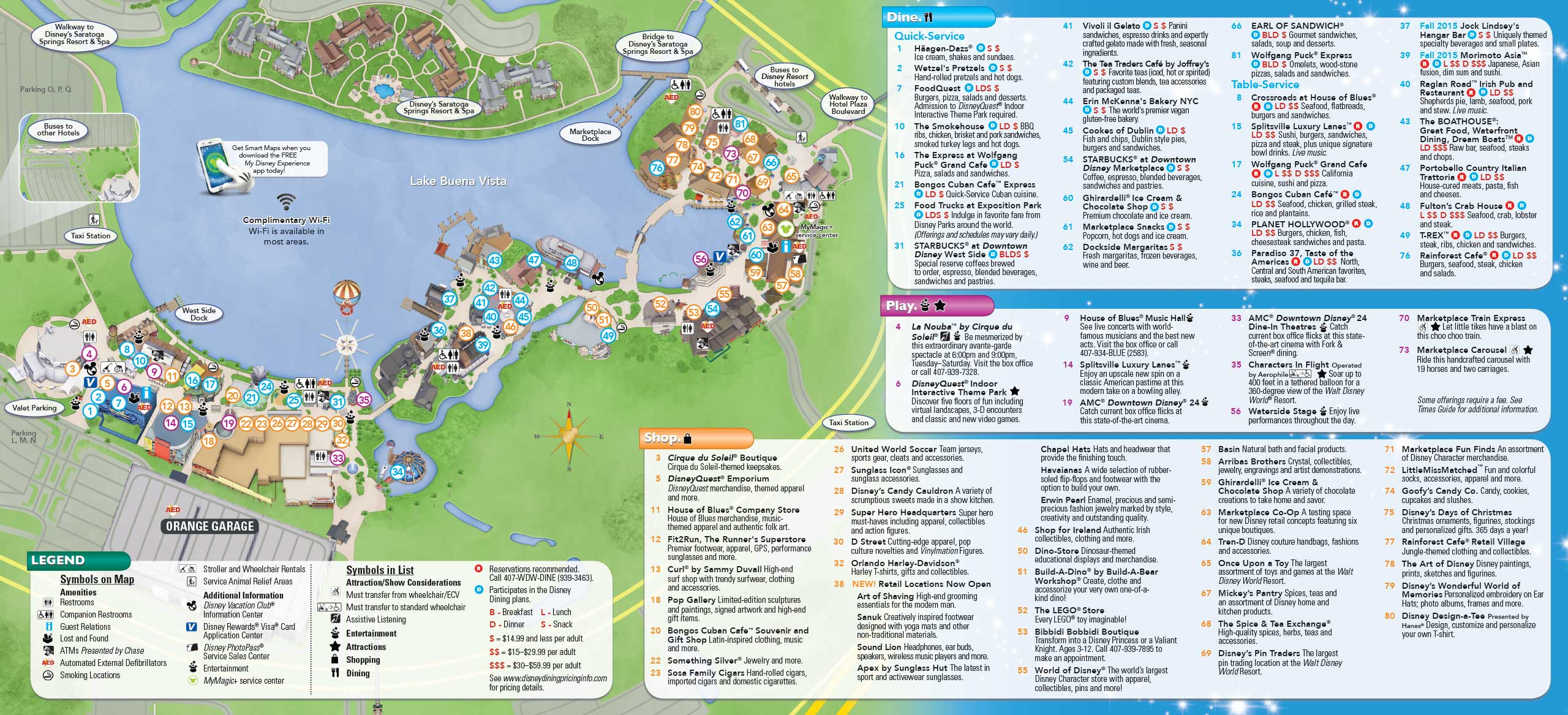 PHOTOS New Downtown Disney Guide Map Includes Disney PHOTOS New Downtown Disney Guide Map Includes Disney
