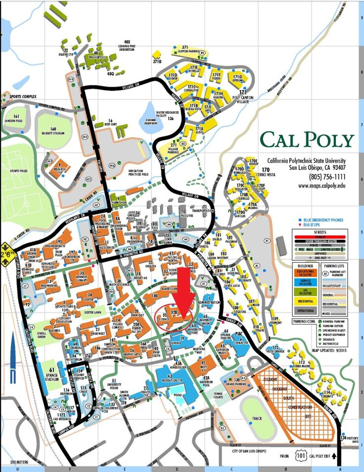 Cal Poly Printable Maps Printable Map of The United States
