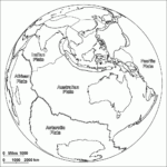 Plate Tectonics Map Plate Boundary Map Inside World Map