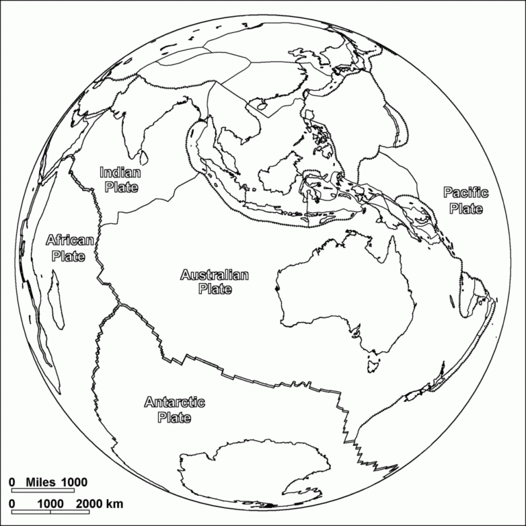 Plate Tectonics Map Plate Boundary Map Inside World Map