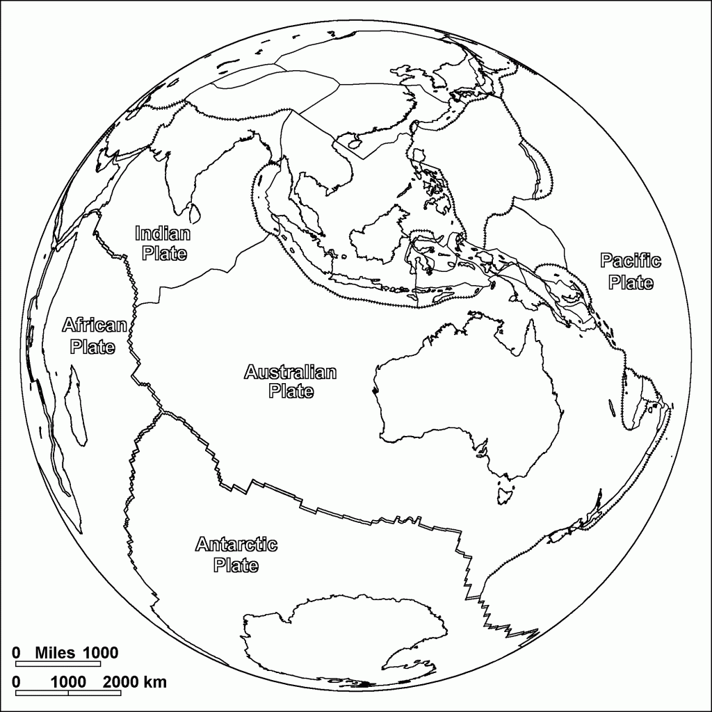 Plate Tectonics Map Plate Boundary Map Inside World Map 