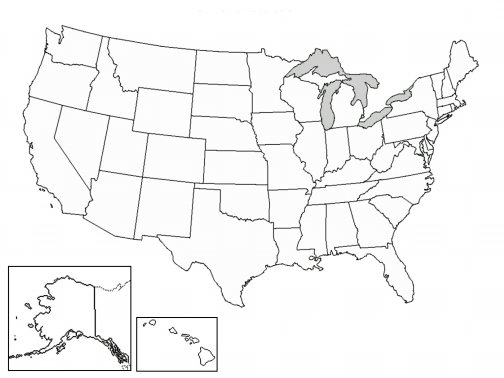 Printable Blank US Map Quiz Printable Map of The United States Blank 50 States Map Quiz Printable Version