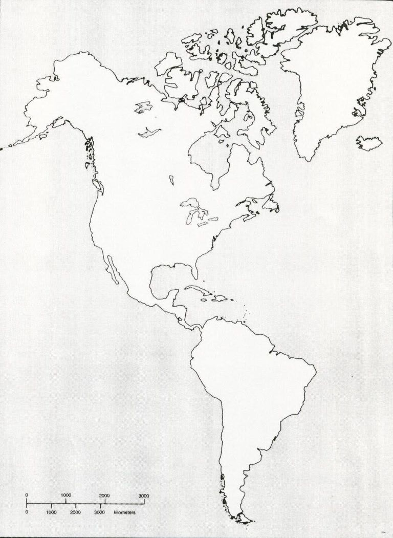 Printable Blank Map Of Western Hemisphere Diagram With X 