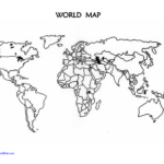 Printable Blank World Map Countries With Images Blank