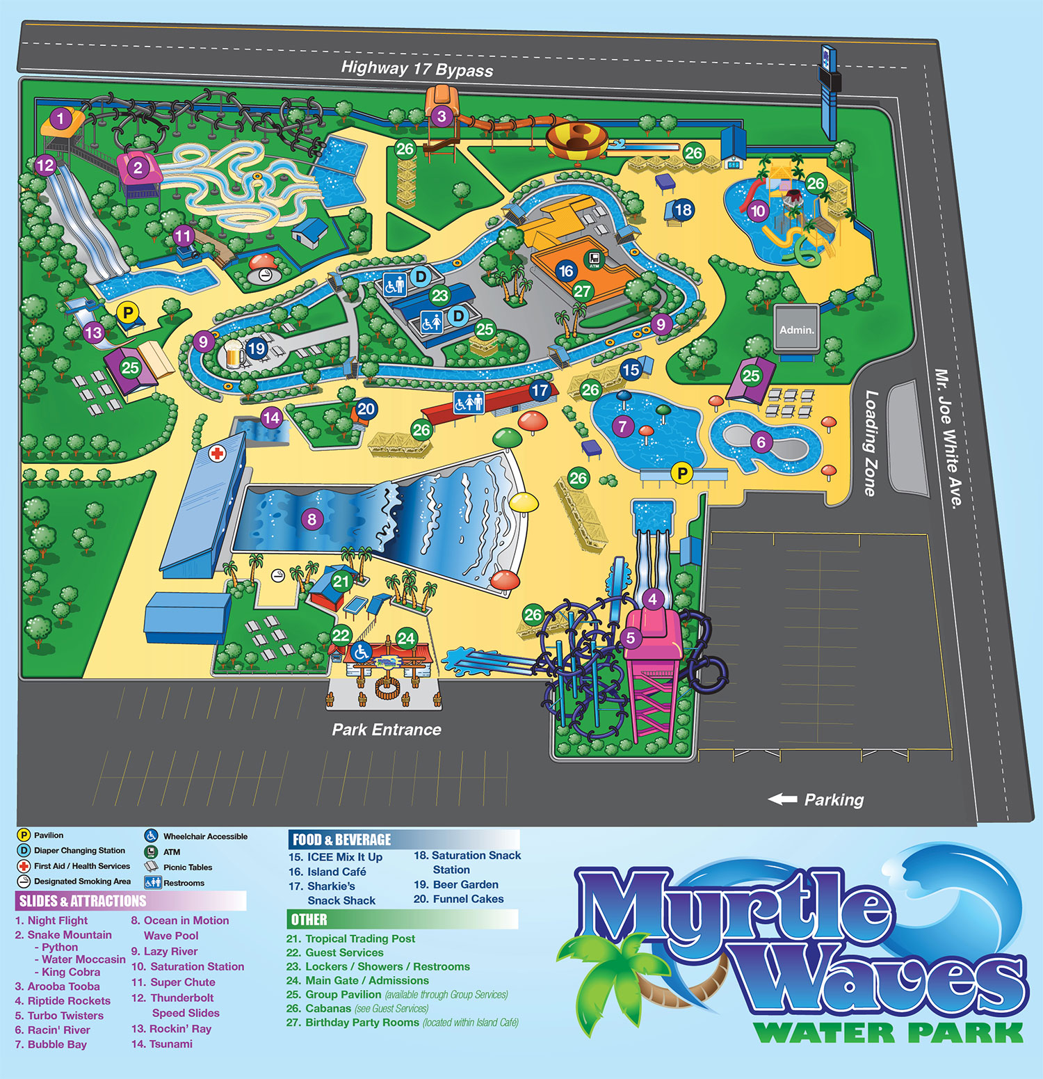 Printable Broadway At The Beach Map Printable Broadway At The Beach Map
