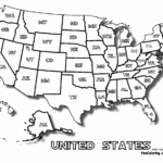 Printable Coloring Pages United States Map Printable