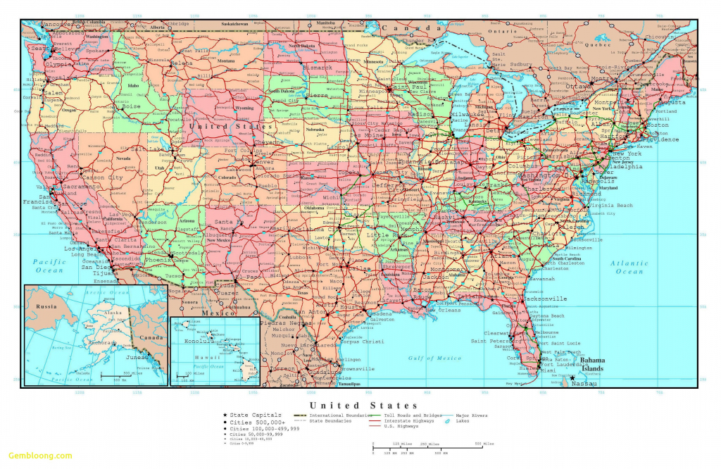 Printable Detailed Map Of The United States Printable US 