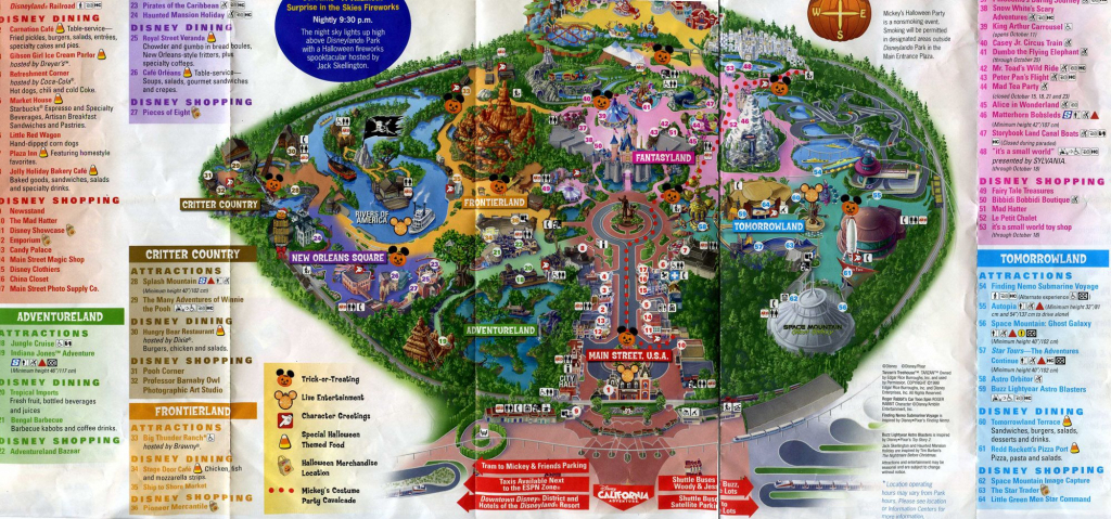 Printable Disneyland Map 2015 Printable Maps