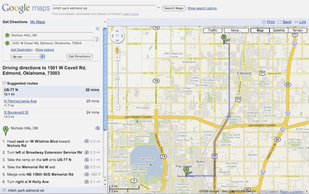 Mapquest Printable Directions Customize and Print