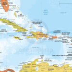 Printable Map Of Caribbean Islands That Are Old Fashioned