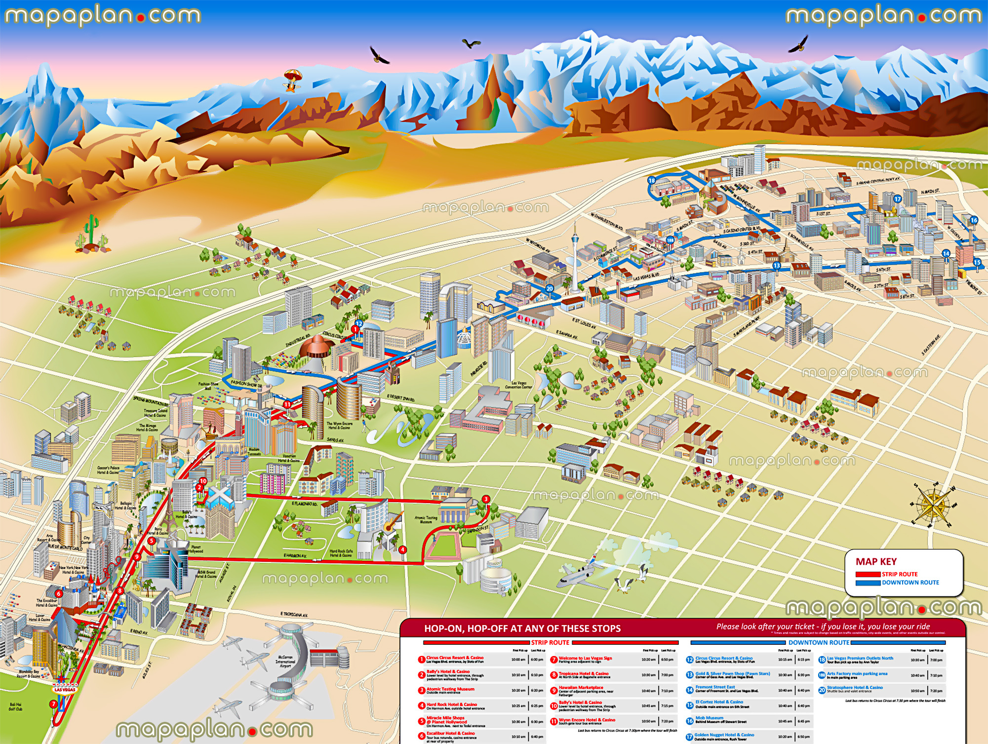 Printable Map Of Downtown Las Vegas Printable Maps