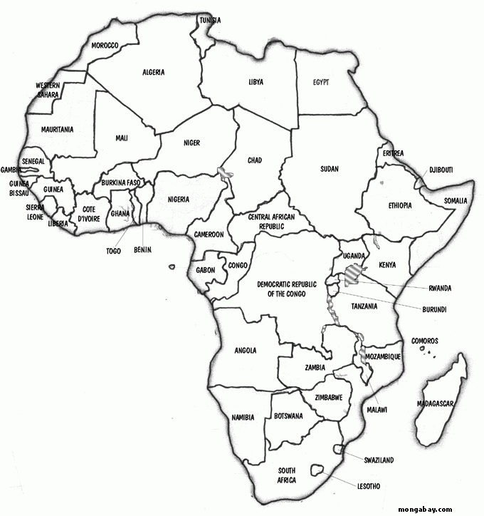 Printable Map Of Free Printable Africa Maps Free 