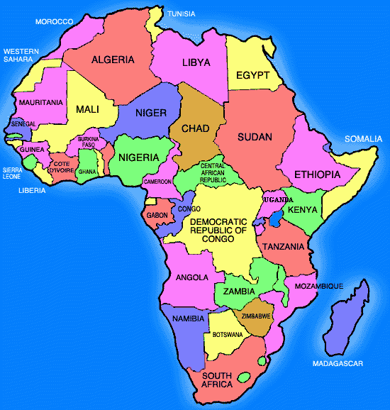 Printable Map Of Free Printable Africa Maps Free 