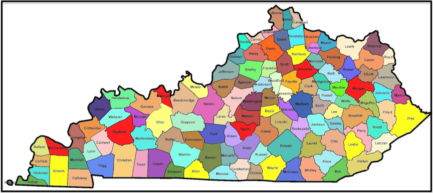 Printable Map Of Kentucky Printable Map Of Kentucky