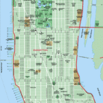 Printable Map Of Manhattan The International House Is