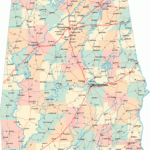 Printable Map Of State Road Map Of Alabama Road Map