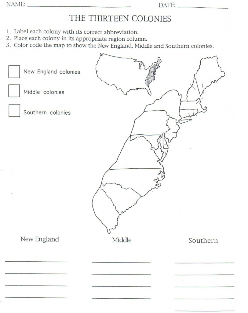 Printable Map Of The 13 Colonies With Names Printable Maps Printable Map Of The 13 Colonies With Names Printable Maps