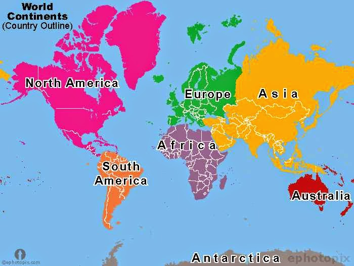 Printable Map Of The 7 Continents Free Printable Maps Printable Map Of The 7 Continents Free Printable Maps