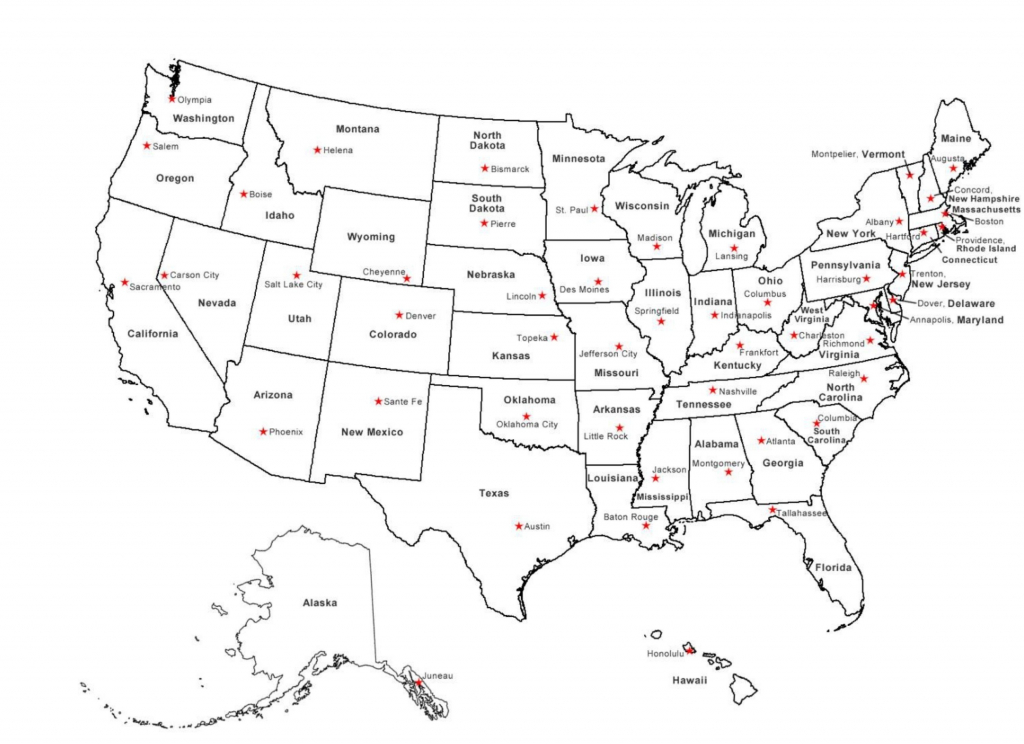 Printable Pdf US Map Printable Map of The United States