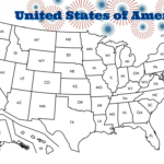 Printable Map Of The United States To Color Printable US