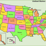 Printable Map Of Usa With State Abbreviations Printable