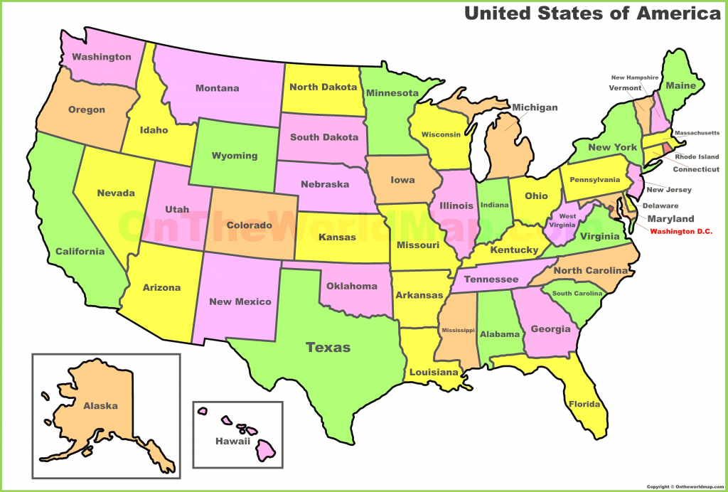 Printable Map Of Usa With State Abbreviations Printable Maps