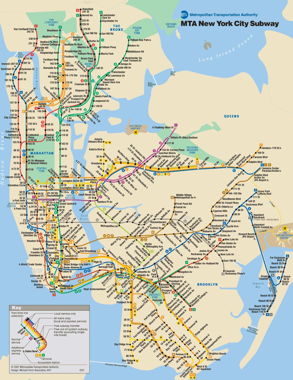 Printable Nyc Subway Map AFP CV