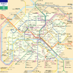 Printable Paris Metro Map Printable RER Metro Map Pdf