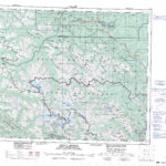 Printable Topographic Map Of Mount Robson 083E AB