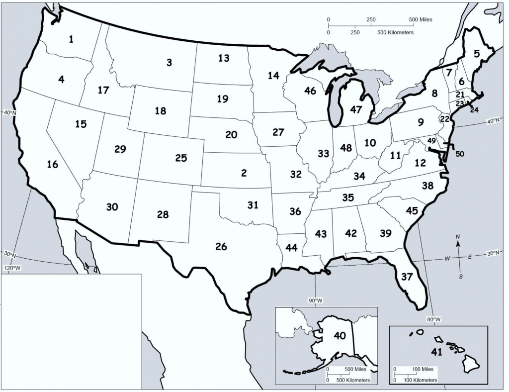 Printable United States Blank Map Quiz Printable US Maps