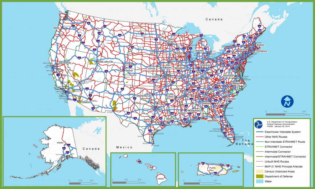 Printable Us Interstate Highway Map Printable US Maps