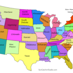 Printable US Maps With States Outlines Of America