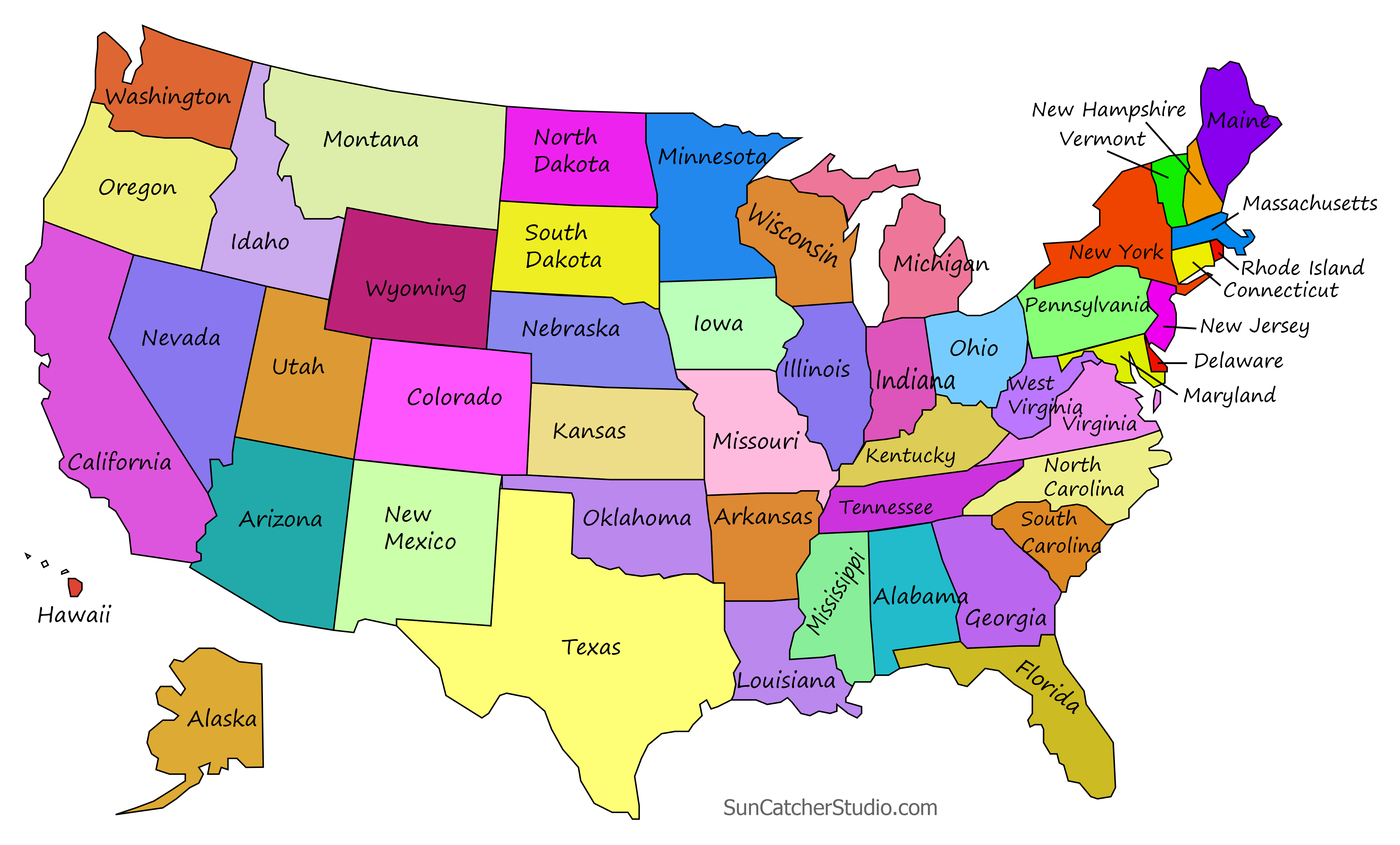 Printable US Maps With States Outlines Of America Printable US Maps With States Outlines Of America