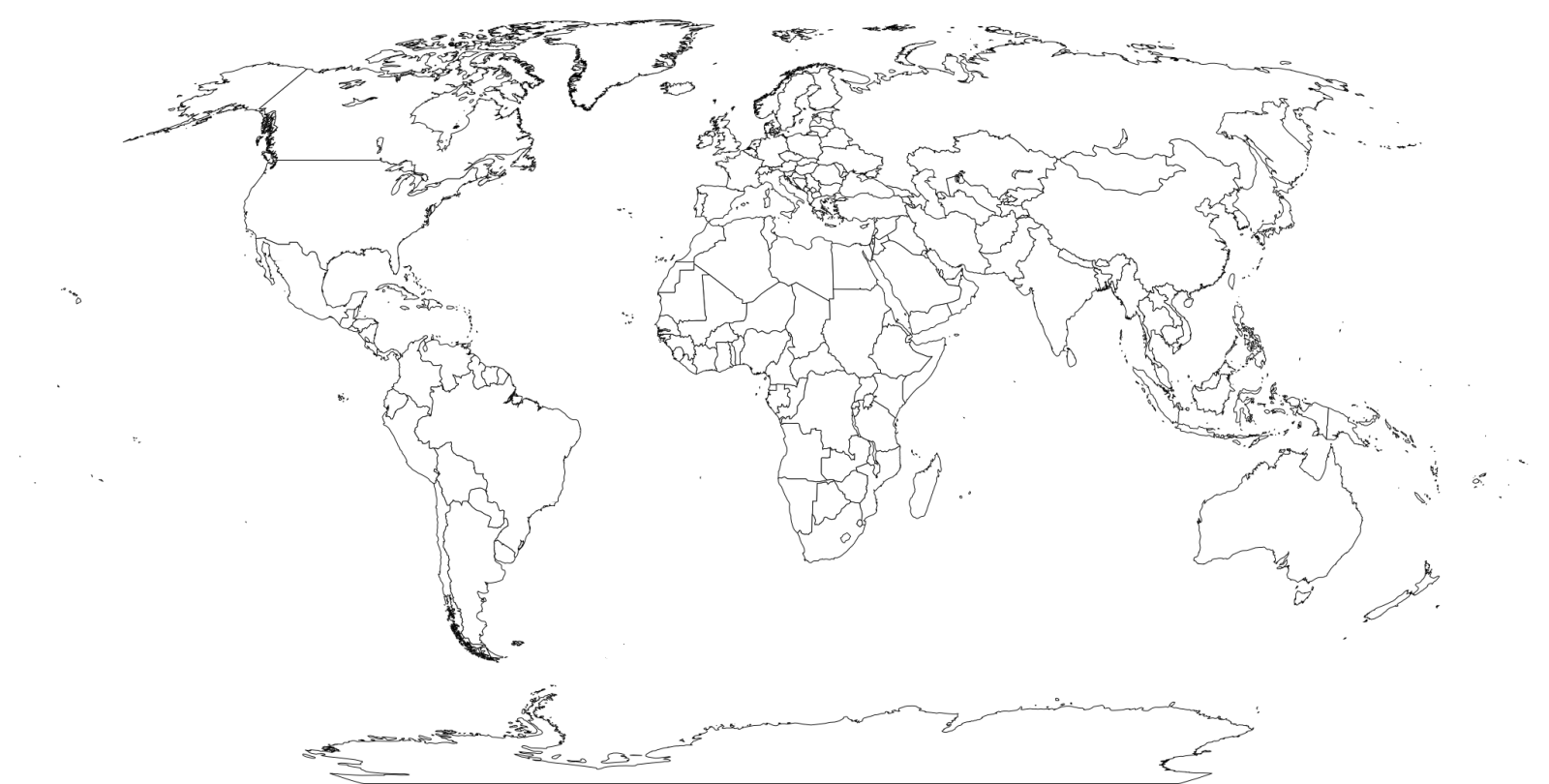 Printable World Maps