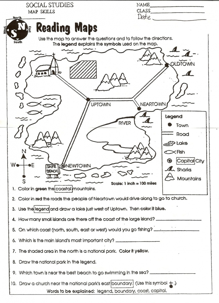 Quiz Worksheet Map Key Facts For Kids Study Map 