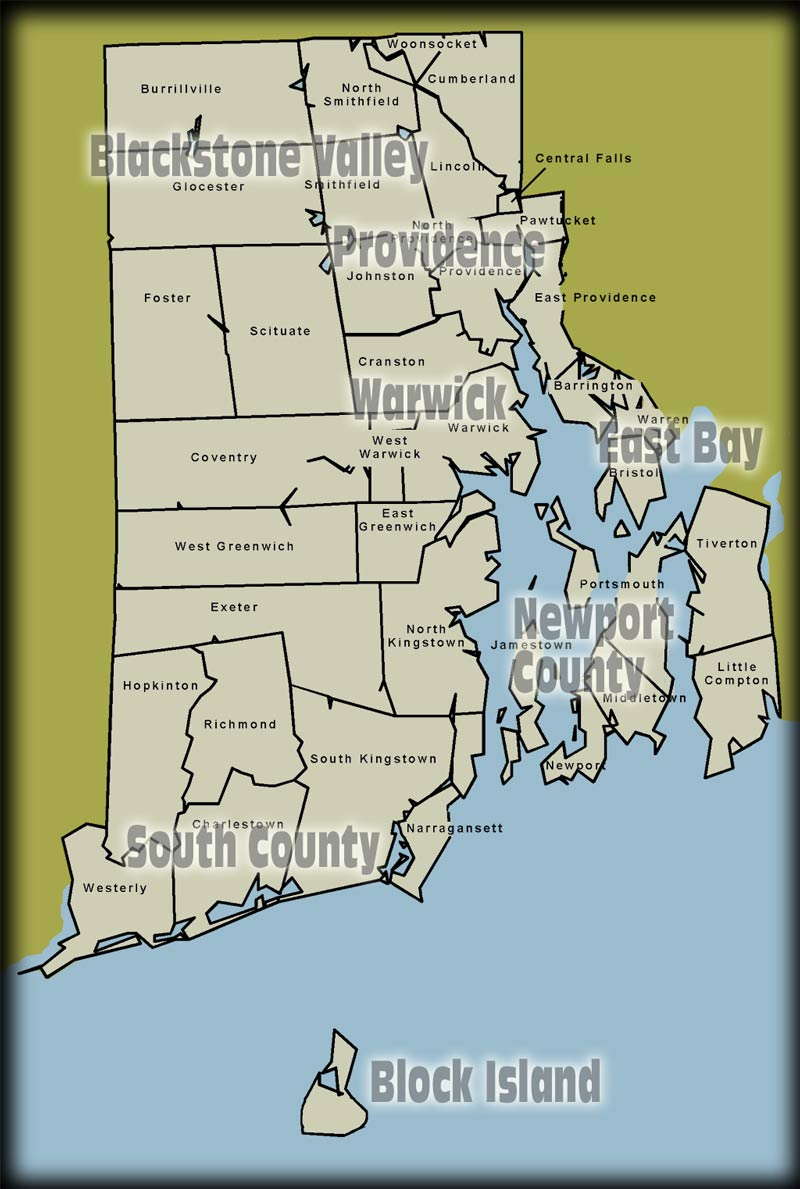 Rhode Island Map Free Printable Maps