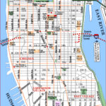 Road Map Of Manhattan Manhattan Road Map NYmap