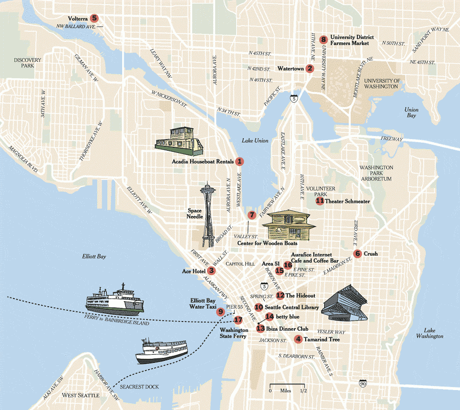 Seattle Map Free Printable Maps Seattle Map Free Printable Maps