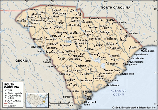 South Carolina Political Features Kids Encyclopedia 