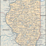 State And County Maps Of Illinois