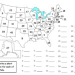 States And Capitals Map Quiz Printable Map